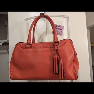 Coach Red Leather Women's Bag